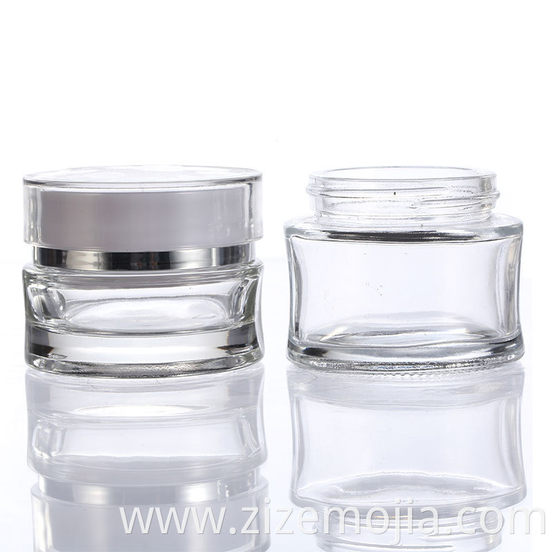 Unique shape jars glass bottles for sale